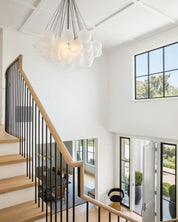 Pontos - Hand-Frosted Glass Bubble Chandelier
