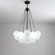 Pontos - Hand-Frosted Glass Bubble Chandelier