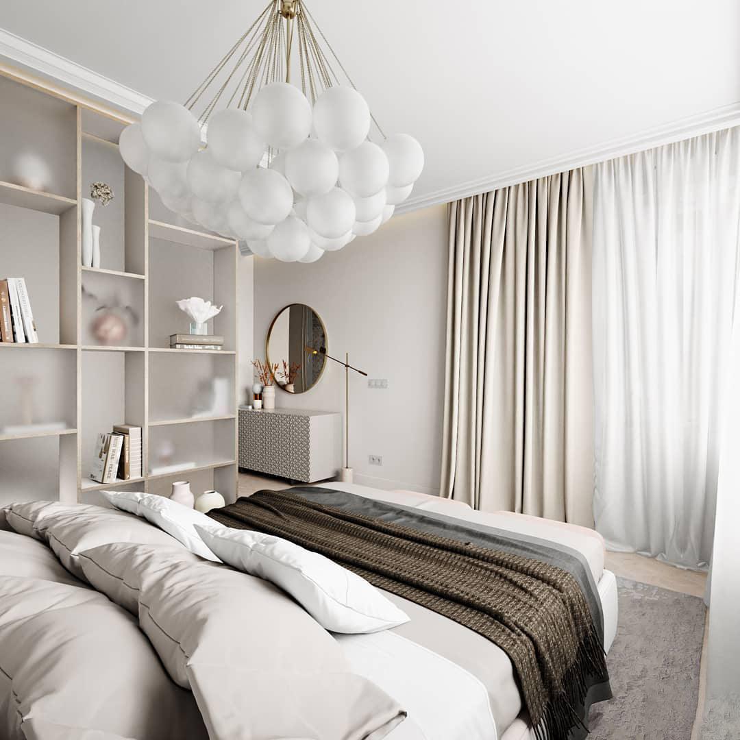 Pontos - Hand-Frosted Glass Bubble Chandelier
