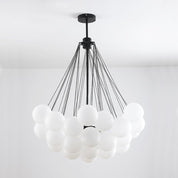 Pontos - Hand-Frosted Glass Bubble Chandelier
