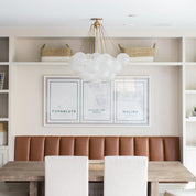 Pontos - Hand-Frosted Glass Bubble Chandelier