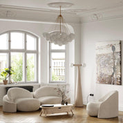 Pontos - Hand-Frosted Glass Bubble Chandelier