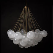 Pontos - Hand-Frosted Glass Bubble Chandelier