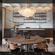 Pontos - Hand-Frosted Glass Bubble Chandelier