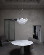 Pontos - Hand-Frosted Glass Bubble Chandelier