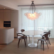 Pontos - Hand-Frosted Glass Bubble Chandelier