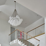 Pontos - Hand-Frosted Glass Bubble Chandelier