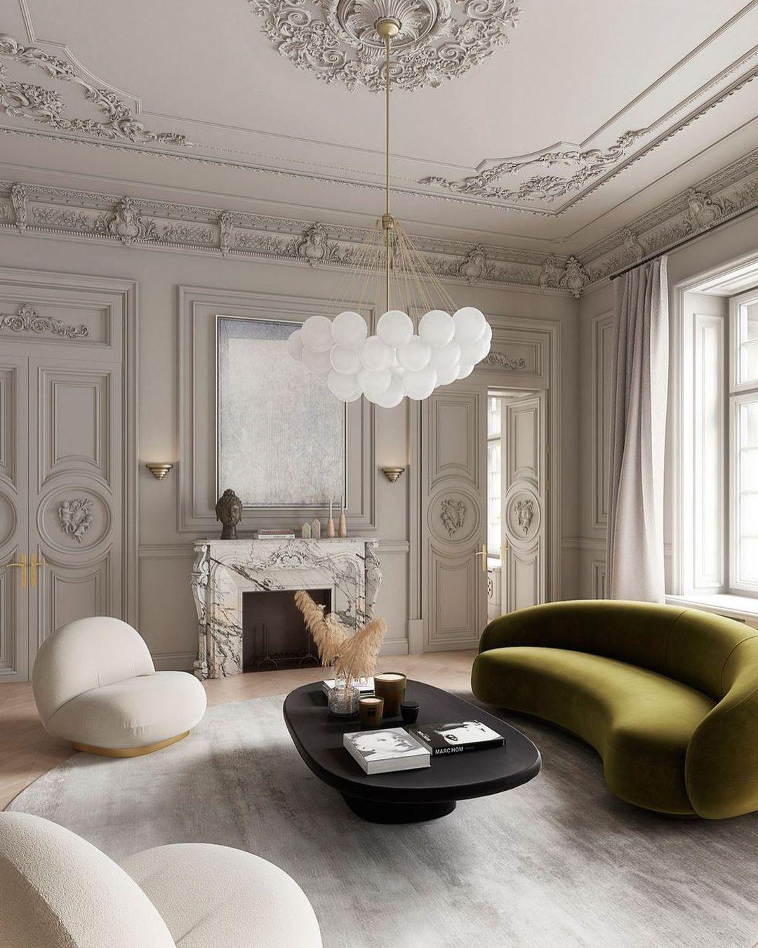 Pontos - Hand-Frosted Glass Bubble Chandelier