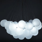 Pontos - Hand-Frosted Glass Bubble Chandelier