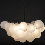 Pontos - Hand-Frosted Glass Bubble Chandelier