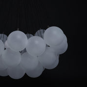 Pontos - Hand-Frosted Glass Bubble Chandelier