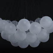 Pontos - Hand-Frosted Glass Bubble Chandelier