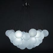 Pontos - Hand-Frosted Glass Bubble Chandelier