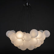 Pontos - Hand-Frosted Glass Bubble Chandelier