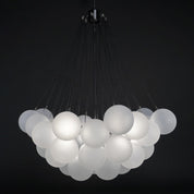 Pontos - Hand-Frosted Glass Bubble Chandelier