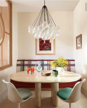 Pontos - Hand-Frosted Glass Bubble Chandelier