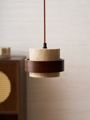 Petraia - Natural Travertine Pendant Light