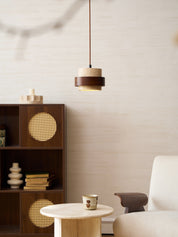 Petraia - Natural Travertine Pendant Light