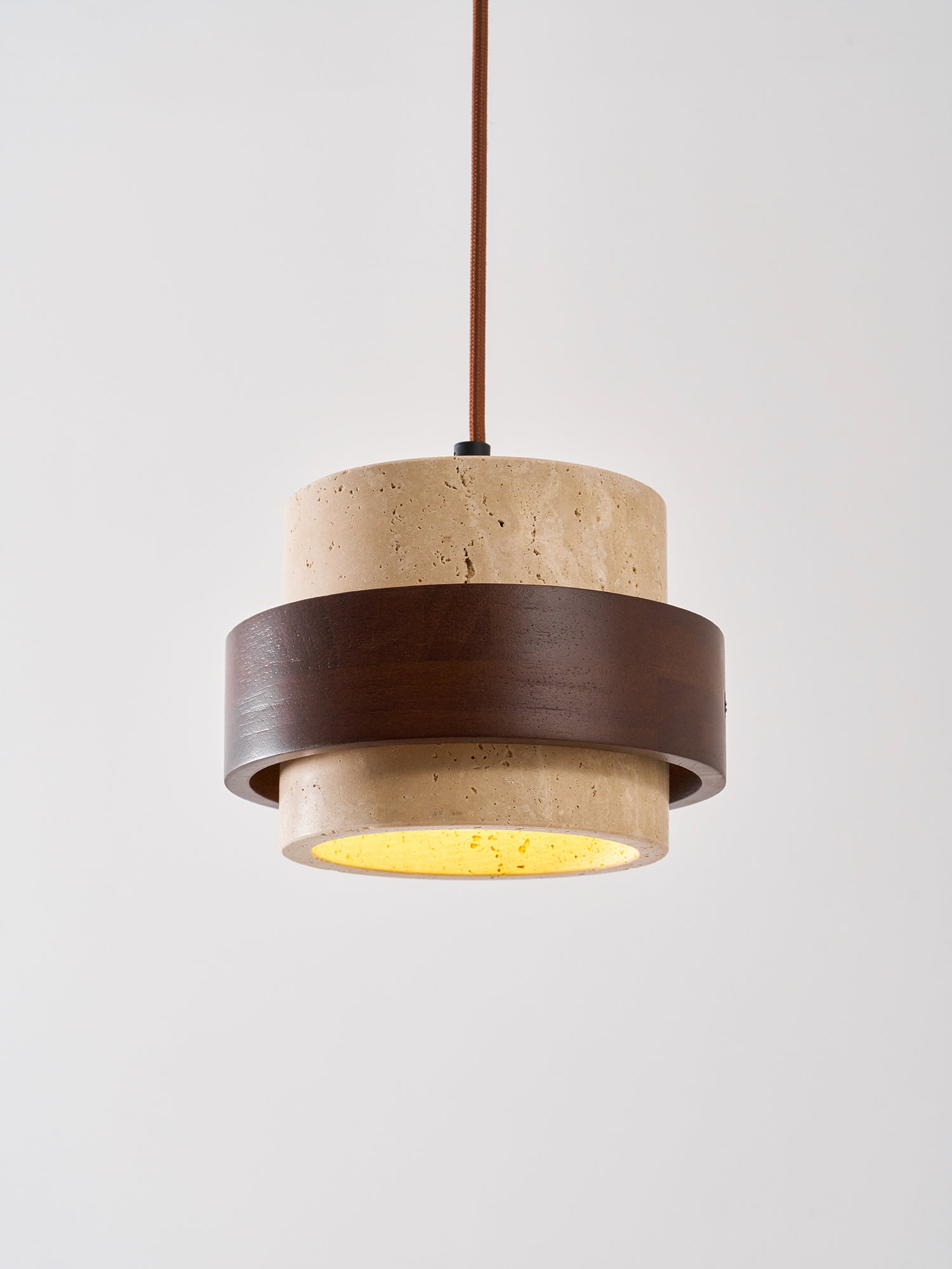 Petraia - Natural Travertine Pendant Light
