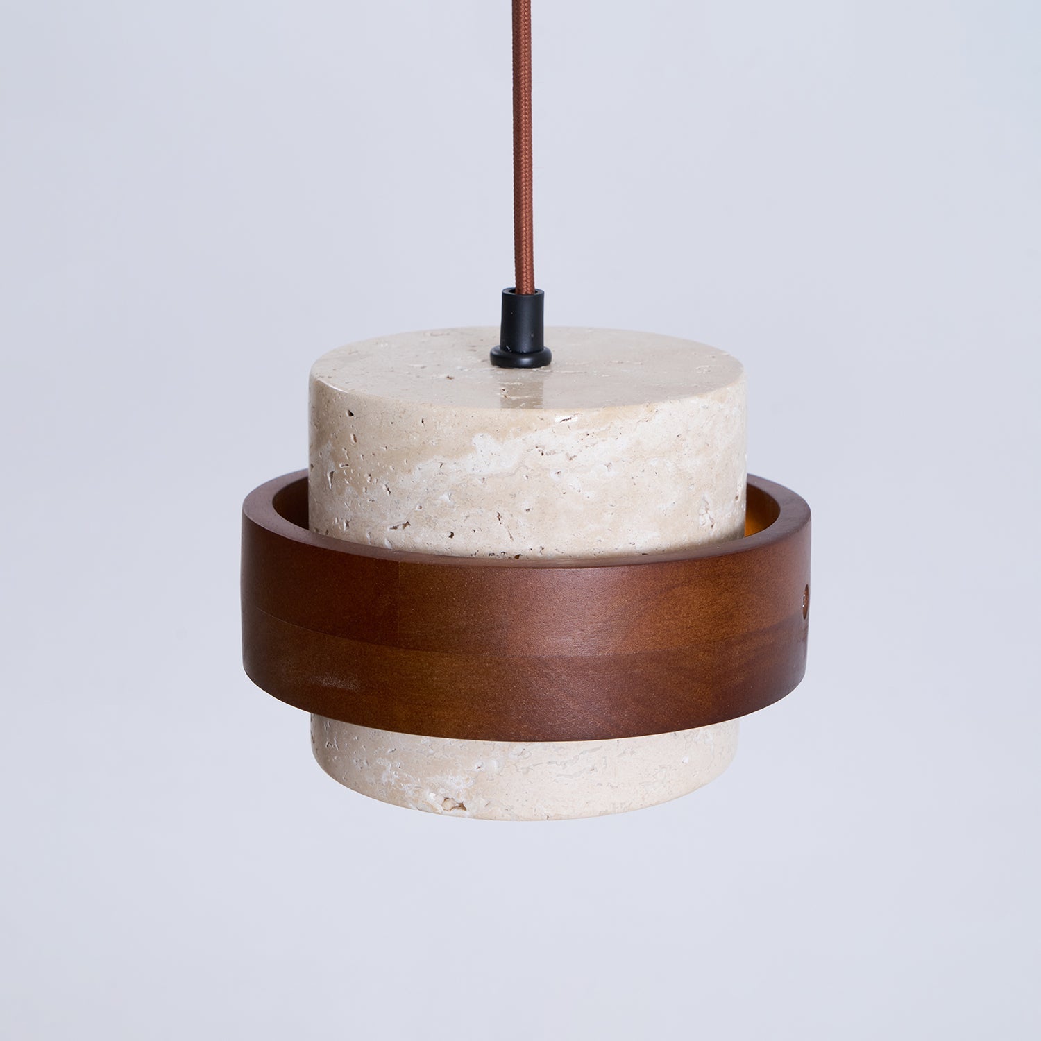 Petraia - Natural Travertine Pendant Light