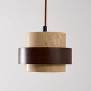 Petraia - Natural Travertine Pendant Light