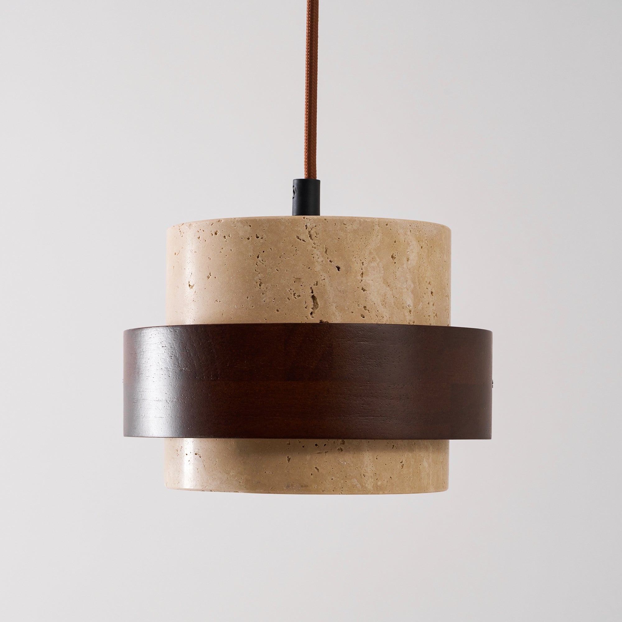 Petraia - Natural Travertine Pendant Light