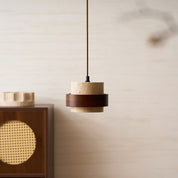 Petraia - Natural Travertine Pendant Light