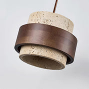 Petraia - Natural Travertine Pendant Light