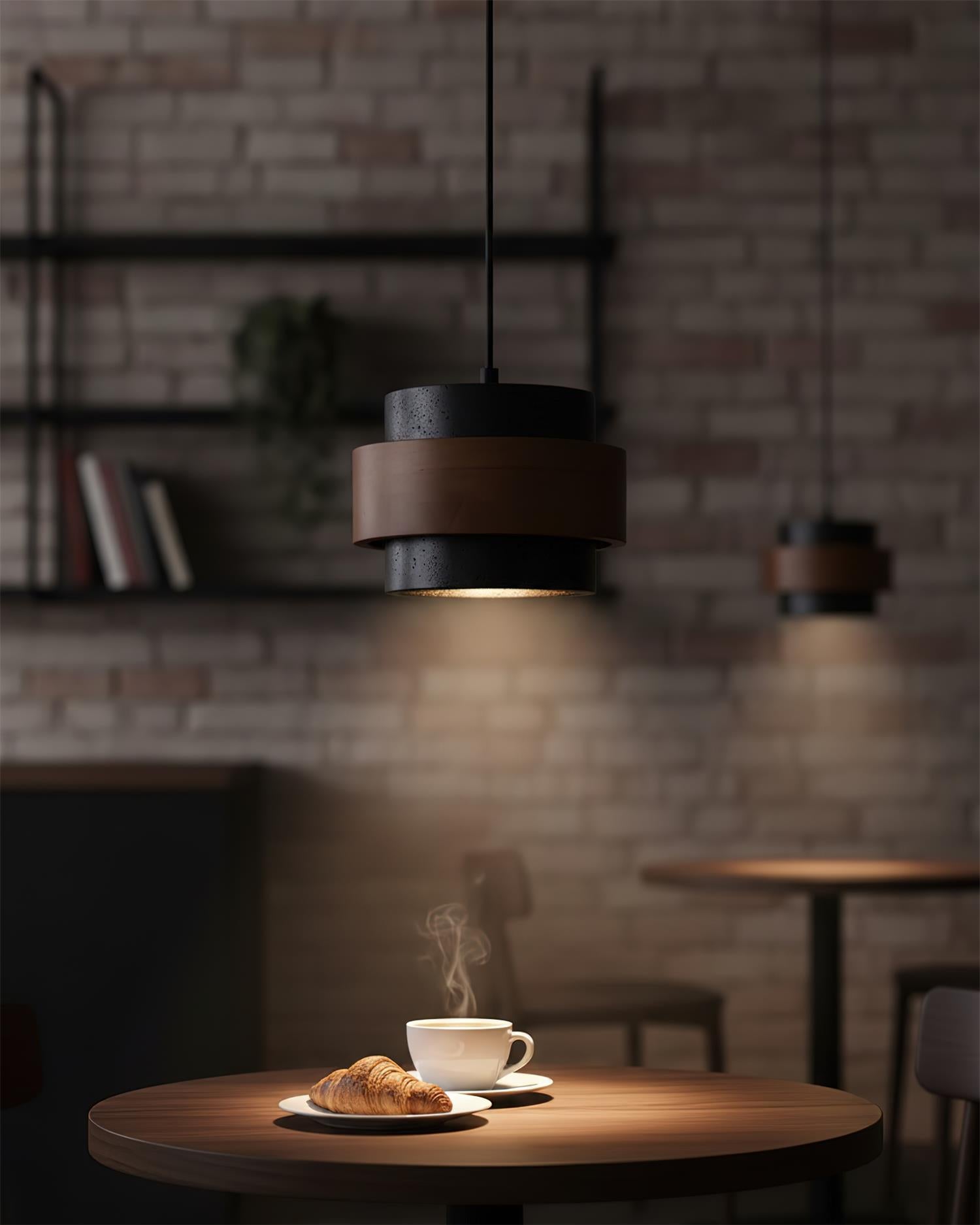 Petraia - Natural Travertine Pendant Light