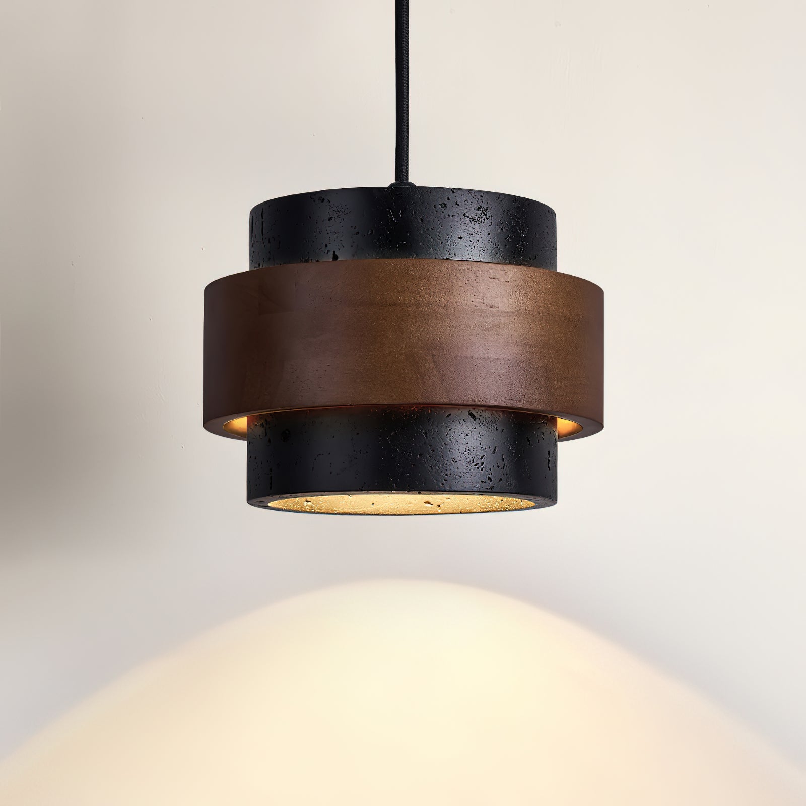 Petraia - Natural Travertine Pendant Light