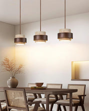 Petraia - Natural Travertine Pendant Light