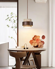 Petraia - Natural Travertine Pendant Light