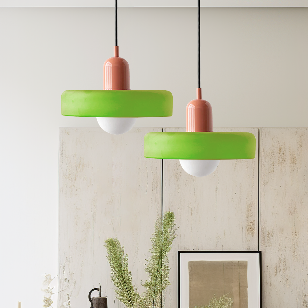 Iolaos - Colored Glass Pendant Light