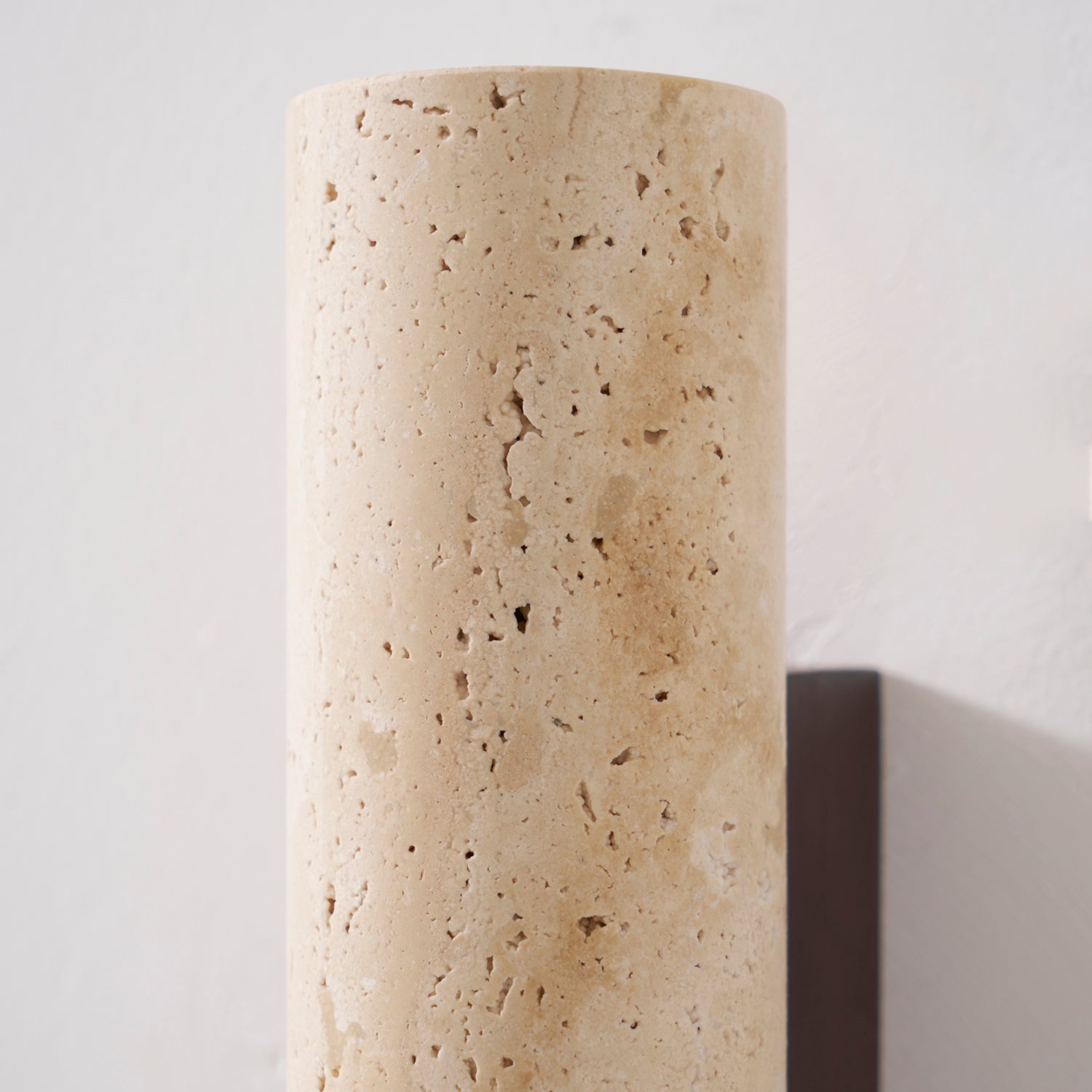 Hyperion - Yellow Travertine Column Wall Light