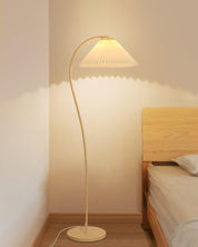 Kleodora - Pleated Linen Floor Lamp