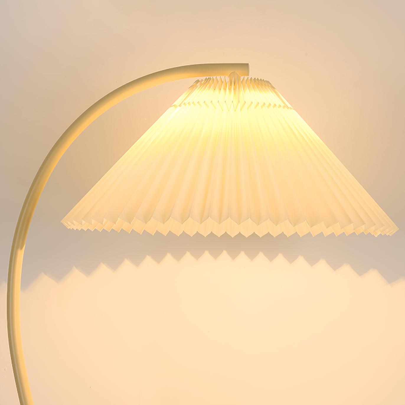 Kleodora - Pleated Linen Floor Lamp