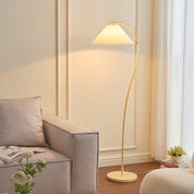 Kleodora - Pleated Linen Floor Lamp