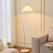 Kleodora - Pleated Linen Floor Lamp