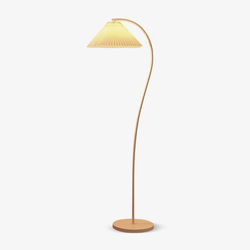 Kleodora - Pleated Linen Floor Lamp