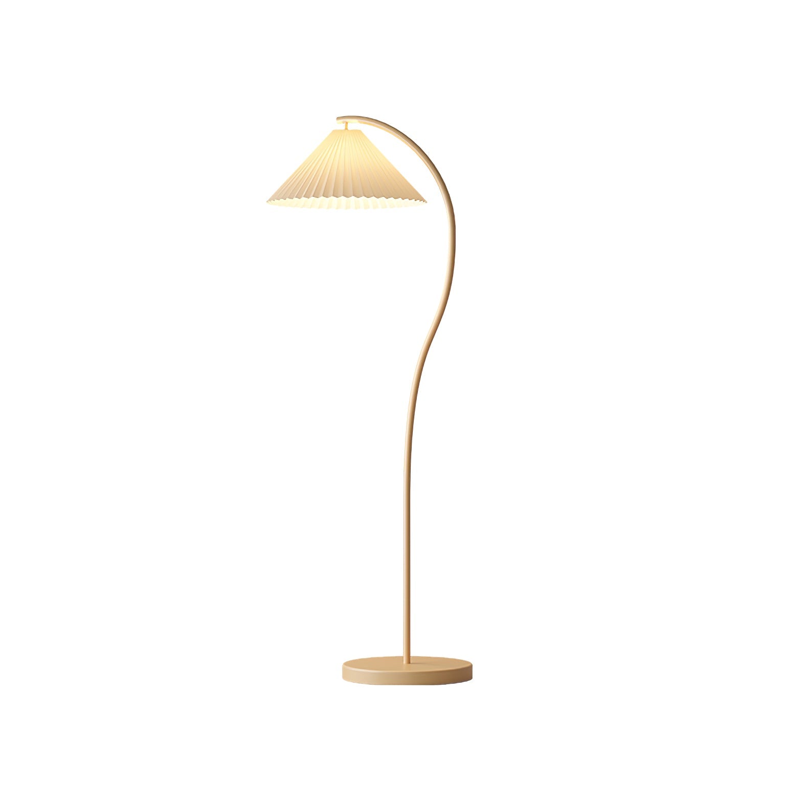 Kleodora - Pleated Linen Floor Lamp