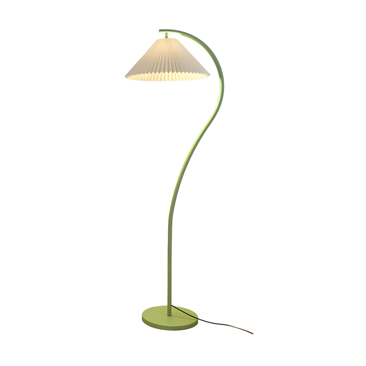 Kleodora - Pleated Linen Floor Lamp