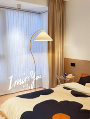 Kleodora - Pleated Linen Floor Lamp