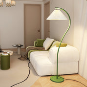 Kleodora - Pleated Linen Floor Lamp