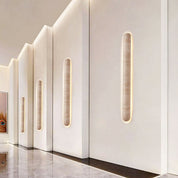 Merope - Backlit Travertine Wall Sconce