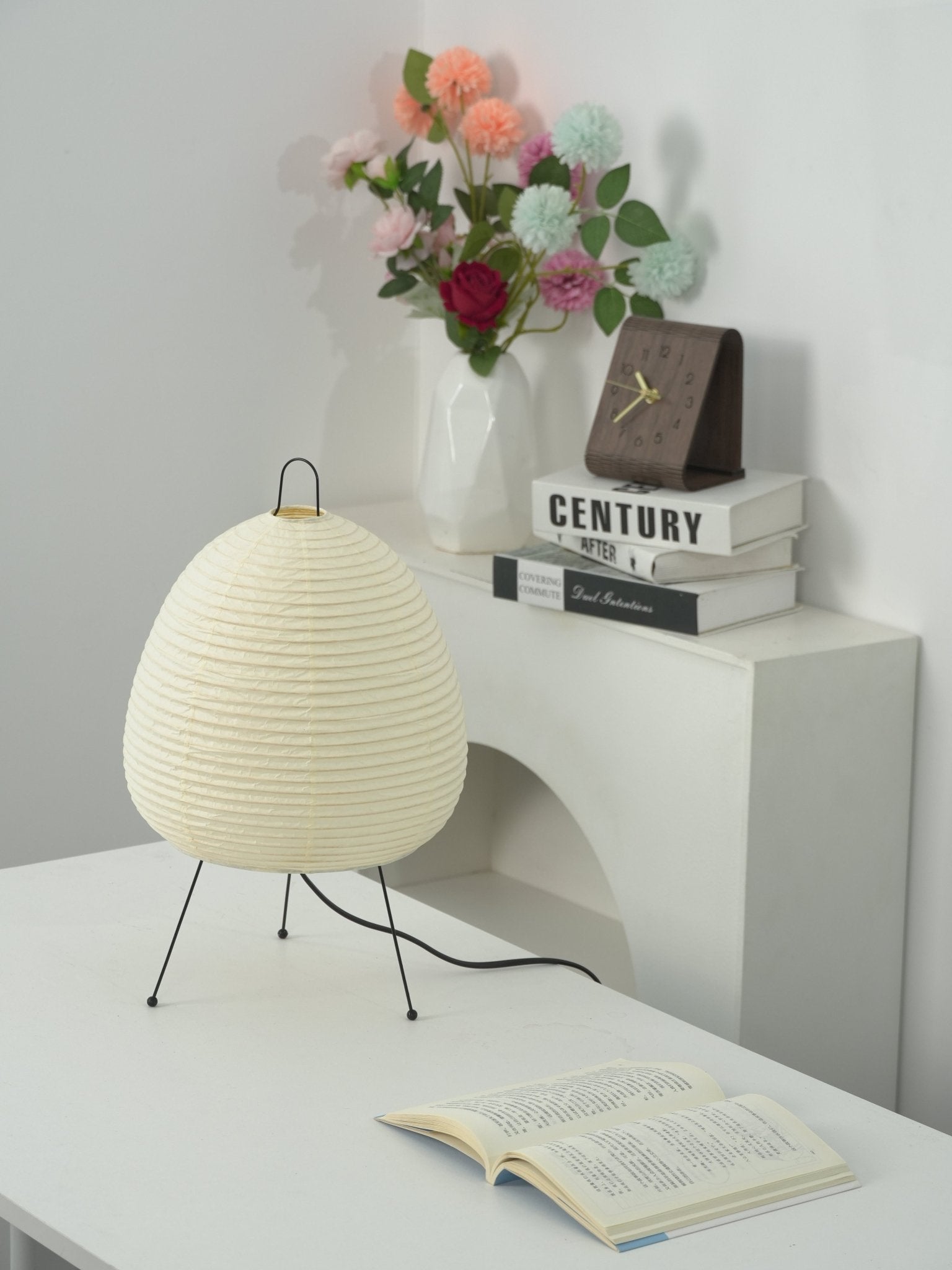 Leuke - Handmade Washi Paper Lantern Table Lamp