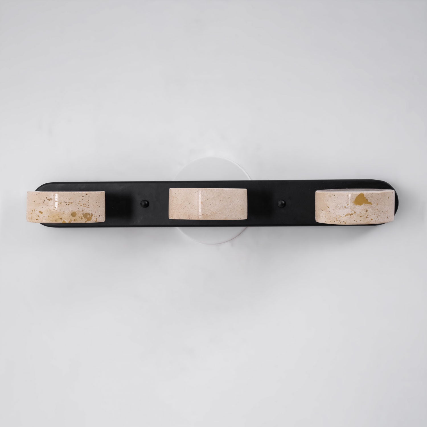 Melpomene - Travertine and Marble Vanity Light