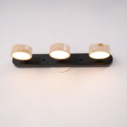 Melpomene - Travertine and Marble Vanity Light