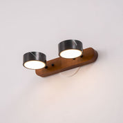 Melpomene - Travertine and Marble Vanity Light