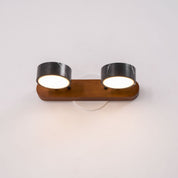 Melpomene - Travertine and Marble Vanity Light