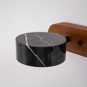 Melpomene - Travertine and Marble Vanity Light